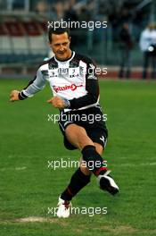 20.04.2005 San Marino, Charity football match with Michael Schumacher, GER, Ferrari - Partita Amichelvole Nazionale Piloti - Cervia Calcio 2005 - Wednesday evening, April, Formula 1 World Championship, Rd 4, San Marino Grand Prix, RSM