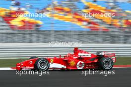 19.08.2005 Istanbul, Turkey, Michael Schumacher, GER, Ferrari - August, Formula 1 World Championship, Rd 14, Turkish Grand Prix, Istanbul Park, Turkey, Practice