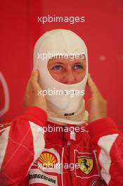 19.08.2005 Istanbul, Turkey, Michael Schumacher, GER, Ferrari - August, Formula 1 World Championship, Rd 14, Turkish Grand Prix, Istanbul Park, Turkey, Practice