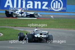 21.08.2005 Istanbul, Turkey, Nick Heidfeld, GER, BMW WilliamsF1 Team suffers a tyre failure - August, Formula 1 World Championship, Rd 14, Turkish Grand Prix, Istanbul Park, Turkey, Race