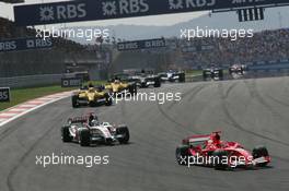 21.08.2005 Istanbul, Turkey, Michael Schumacher, GER, Scuderia Ferrari Marlboro, F2005, Action, Track - August, Formula 1 World Championship, Rd 14, Turkish Grand Prix, Istanbul Park, Turkey, Race