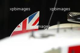 20.08.2005 Istanbul, Turkey, Jenson Button, GBR, BAR Honda, The British flag on Jenson's car - August, Formula 1 World Championship, Rd 14, Turkish Grand Prix, Istanbul Park, Turkey, Qualifying