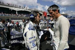 21.08.2005 Istanbul, Turkey, Mark Webber, AUS, BMW WilliamsF1 Team - August, Formula 1 World Championship, Rd 14, Turkish Grand Prix, Istanbul Park, Turkey, Grid