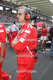 21.08.2005 Istanbul, Turkey, Paolo Martinelli, ITA, Ferrari, engine development - August, Formula 1 World Championship, Rd 14, Turkish Grand Prix, Istanbul Park, Turkey, Grid