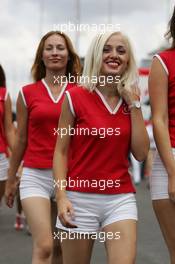 21.08.2005 Istanbul, Turkey, Grid Girls - August, Formula 1 World Championship, Rd 14, Turkish Grand Prix, Istanbul Park, Turkey