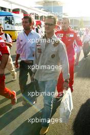 21.08.2005 Istanbul, Turkey, Michael Schumacher, GER, Ferrari - August, Formula 1 World Championship, Rd 14, Turkish Grand Prix, Istanbul Park, Turkey