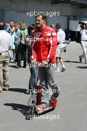 17.06.2005 Indianapolis, USA,  Michael Schumacher, GER, Ferrari - June, Formula 1 World Championship, Rd 9, American Grand Prix, Indianapolis, USA