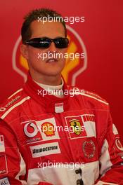 17.06.2005 Indianapolis, USA,  Michael Schumacher, GER, Ferrari - June, Formula 1 World Championship, Rd 9, American Grand Prix, Indianapolis, USA, Practice