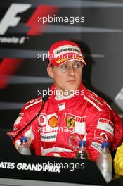 19.06.2005 Indianapolis, USA,  Michael Schumacher, GER, Ferrari - June, Formula 1 World Championship, Rd 9, American Grand Prix, Indianapolis, USA, Press conference