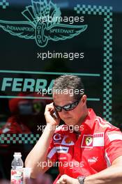 16.06.2005 Indianapolis, USA,  Michael Schumacher, GER, Ferrari - June, Formula 1 World Championship, Rd 9, American Grand Prix, Indianapolis, USA