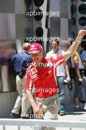 16.06.2005 Indianapolis, USA,  Michael Schumacher, GER, Ferrari - June, Formula 1 World Championship, Rd 9, American Grand Prix, Indianapolis, USA