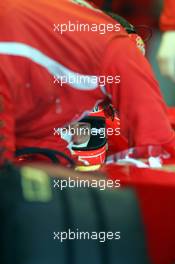 03.02.2005 Valencia, Spain, Michael Schumacher, GER, Ferrari in the "old" F2004 - Formula 1 Testing, Thursday, February, Formula 1, Circuito Ricardo Tormo (ESP)