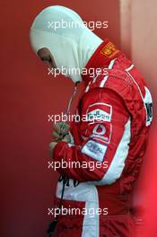 03.02.2005 Valencia, Spain, Michael Schumacher, GER, Ferrari in the "old" F2004 - Formula 1 Testing, Thursday, February, Formula 1, Circuito Ricardo Tormo (ESP)