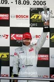 18.09.2005 Klettwitz, Germany,  Podium, Lewis Hamilton (GBR), ASM Formule 3, Dallara F305 Mercedes (1st) - F3 Euro Series 2005 at Lausitzring