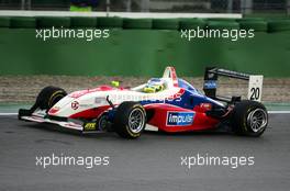 22.10.2005 Hockenheim, Germany,  Thomas Holzer (GER) AM Holzer Rennsport, Mygale Opel Spiess, with a damaged rear rim and flat tyre - F3 Euro Series 2005 at Hockenheimring