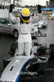 22.10.2005 Hockenheim, Germany,  Race winner Lewis Hamilton (GBR), ASM Formule 3, Dallara F305 Mercedes - F3 Euro Series 2005 at Hockenheimring