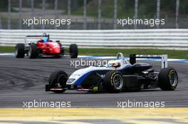 23.10.2005 Hockenheim, Germany,  Lewis Hamilton (GBR), ASM Formule 3, Dallara F305 Mercedes, lead Guillaume Moreau (FRA), Team Signature, Dallara F305 Opel Spiess - F3 Euro Series 2005 at Hockenheimring