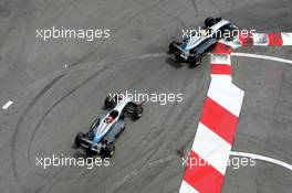 21.05.2005 Monte Carlo, Monaco,  Lewis Hamilton (GBR), ASM Formule 3, Dallara F305 Mercedes, leading the race in front of Adrian Sutil (GER), ASM Formule 3, Dallara F305 Mercedes - F3 Euro Series 2005 at Monte Carlo, Monaco