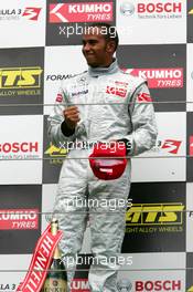 07.08.2005 Nürburg, Germany,  Podium, Lewis Hamilton (GBR), ASM Formule 3, Dallara F305 Mercedes (1st) - F3 Euro Series 2005 at Nürburgring