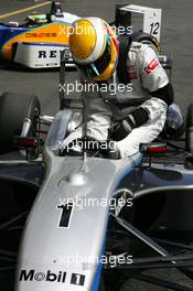 07.08.2005 Nürburg, Germany,  Race winner Lewis Hamilton (GBR), ASM Formule 3, Dallara F305 Mercedes - F3 Euro Series 2005 at Nürburgring