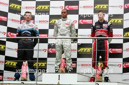 14.05.2005 Francorchamps, Belgium,  Podium, Lewis Hamilton (GBR), ASM Formule 3, Dallara F305 Mercedes (1st, center), Adrian Sutil (GER), ASM Formule 3, Dallara F305 Mercedes (2nd, left) and James Rossiter (GBR), Signature-Plus, Dallara F305 Opel Spiess (3rd, right) - F3 Euro Series 2005 at Spa Francorchamps, Belgium