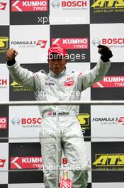 15.05.2005 Francorchamps, Belgium,  Podium, race winner Lewis Hamilton (GBR), ASM Formule 3, Dallara F305 Mercedes - F3 Euro Series 2005 at Spa Francorchamps, Belgium