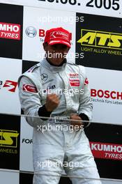 28.08.2005 Zandvoort, The Netherlands,  Podium, Lewis Hamilton (GBR), ASM Formule 3, Dallara F305 Mercedes (1st), secured the 2005 championship by winning the race - F3 Euro Series 2005 at Circuit Park Zandvoort