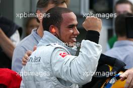 28.08.2005 Zandvoort, The Netherlands,  Lewis Hamilton (GBR), ASM Formule 3, Dallara F305 Mercedes, secured the 2005 championship by winning the race - F3 Euro Series 2005 at Circuit Park Zandvoort