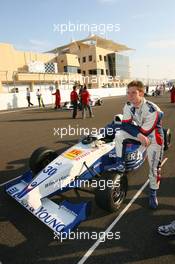 16.12.2005 Sakhir, Bahrain, Formula BMW World Final 2005, 13th to 16th December, Bahrain International Circuit, Grid, Reed Stevens, USA, Meritus - For further information please register at www.press.bmw.de - This image is free for editorial use only. Please use for Copyright/Credit: c BMW AG