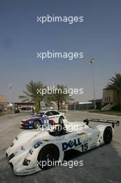 15.12.2005 Sakhir, Bahrain, Formula BMW World Final 2005, 13th to 16th December, Bahrain International Circuit, BMW Race Cars / Paddock Area - BMW V12 LMR (Le Mans winning car) - BMW M3 GTR (24hour winning car) - For further information please register at www.press.bmw.de - This image is free for editorial use only. Please use for Copyright/Credit: c BMW AG