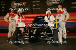 03.12..2005 Paris, France,  Tom Kristensen (DNK) and Mattias Ekström (SWE) - Race of Champions, Stade de France