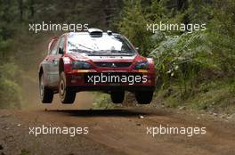 11-13.11.2005 Australia, 09, MITSUBISHI MOTORS MOTOR SPORTS, ROVANPERA Harri (FIN), PIETILAINEN Risto (FIN), Mitsubishi Lancer WR05 - WORLD RALLY CHAMPIONSHIP, Rd.16, Rally Australia - WWW.XPB.CC, EMAIL: INFO@XPB.CC - COPY OF PUBLICATION REQUIRED FOR PRINTED PICTURES. EVERY USED PICTURE IS FEE-LIABLE. c COPYRIGHT: PHOTO4 / XPB.CC - LEGAL NOTICE: PRINT (NEWSPAPERS, MAGAZINES) USAGE OF THE IMAGE IS JUST FOR GERMANY! PRINT-BILDNUTZUNG NUR IN DEUTSCHLAND!