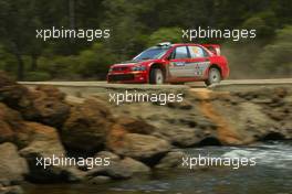 11-13.11.2005 Australia, 10, GIGI GALLI (ITA), GUIDO D'AMORE (ITA), MITSUBISHI MOTORS MOTOR SPORTS, Mitsubishi Lancer WR05 - WORLD RALLY CHAMPIONSHIP, Rd.16, Rally Australia - WWW.XPB.CC, EMAIL: INFO@XPB.CC - COPY OF PUBLICATION REQUIRED FOR PRINTED PICTURES. EVERY USED PICTURE IS FEE-LIABLE. c COPYRIGHT: PHOTO4 / XPB.CC - LEGAL NOTICE: PRINT (NEWSPAPERS, MAGAZINES) USAGE OF THE IMAGE IS JUST FOR GERMANY! PRINT-BILDNUTZUNG NUR IN DEUTSCHLAND!