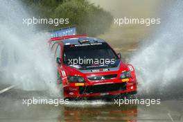 11-13.11.2005 Australia, 09, MITSUBISHI MOTORS MOTOR SPORTS, ROVANPERA Harri (FIN), PIETILAINEN Risto (FIN), Mitsubishi Lancer WR05 - WORLD RALLY CHAMPIONSHIP, Rd.16, Rally Australia - WWW.XPB.CC, EMAIL: INFO@XPB.CC - COPY OF PUBLICATION REQUIRED FOR PRINTED PICTURES. EVERY USED PICTURE IS FEE-LIABLE. c COPYRIGHT: PHOTO4 / XPB.CC - LEGAL NOTICE: PRINT (NEWSPAPERS, MAGAZINES) USAGE OF THE IMAGE IS JUST FOR GERMANY! PRINT-BILDNUTZUNG NUR IN DEUTSCHLAND!