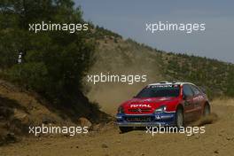 13.-15.5.2005 Cyprus,  01, CITROEN - TOTAL, LOEB Sébastien (FRA), ELENA Daniel (MCO), Citroen Xsara WRC - May, World Rally Championship, RD.6