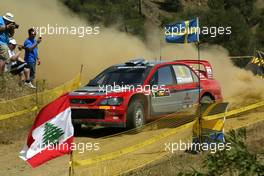 13.-15.5.2005 Cyprus,  09, MITSUBISHI MOTORS MOTOR SPORTS, ROVANPERA Harri (FIN), PIETILAINEN Risto (FIN), Mitsubishi Lancer WR05 - May, World Rally Championship, RD.6