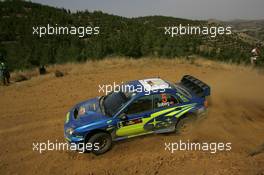 13.-15.5.2005 Cyprus,  05, SUBARU WORLD RALLY TEAM, SOLBERG Petter (NOR), MILLS Philip (GBR), Subaru Impreza WRC 2004 - May, World Rally Championship, RD.6