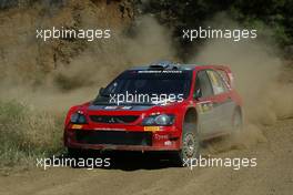 13-15.5.2005 Cyprus,  MITSUBISHI MOTORS MOTOR SPORTS, PANIZZI Gilles (FRA), PANIZZI Hervé (FRA), Mitsubishi Lancer WR05 - May, World Rally Championship, RD.6