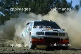 13.-15.5.2005 Cyprus,  SKODA MOTORSPORT, SCHWARZ Armin (GER), WICHA Klaus (GER), Skoda Fabia WRC - May, World Rally Championship, RD.6