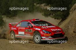 13-15.5.2005 Cyprus,  07, MARLBORO PEUGEOT TOTAL, GRONHOLM Marcus (FIN), RAUTIAINEN Timo (FIN), Peugeot 307 WRC - May, World Rally Championship, RD.6