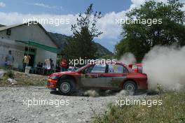 13.-15.5.2005 Cyprus,  MITSUBISHI MOTORS MOTOR SPORTS, PANIZZI Gilles (FRA), PANIZZI Hervé (FRA), Mitsubishi Lancer WR05 - May, World Rally Championship, RD.6