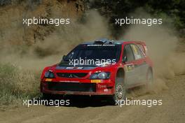 13.-15.5.2005 Cyprus,  MITSUBISHI MOTORS MOTOR SPORTS, PANIZZI Gilles (FRA), PANIZZI Hervé (FRA), Mitsubishi Lancer WR05 - May, World Rally Championship, RD.6