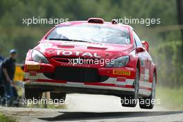 26-28.8.2005 Germany,  07, MARLBORO PEUGEOT TOTAL, GRONHOLM Marcus (FIN), RAUTIAINEN Timo (FIN), Peugeot 307 WRC - World Rally Championship, August, Rd.11