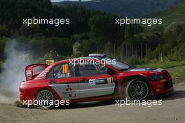 26-28.8.2005 Germany,  10, GIGI GALLI (ITA), GUIDO D'AMORE (ITA), MITSUBISHI MOTORS MOTOR SPORTS, Mitsubishi Lancer WR05 - World Rally Championship, August, Rd.11