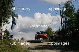 5-8.8.2005 Finland, 09, MITSUBISHI MOTORS MOTOR SPORTS, ROVANPERA Harri (FIN), PIETILAINEN Risto (FIN), Mitsubishi Lancer WR05 - World Rally Championship, August, Rd.10