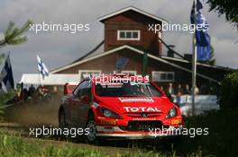 5-8.8.2005 Finland, 07, MARLBORO PEUGEOT TOTAL, GRONHOLM Marcus (FIN), RAUTIAINEN Timo (FIN), Peugeot 307 WRC - World Rally Championship, August, Rd.10