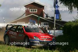 5-8.8.2005 Finland, 01, CITROEN - TOTAL, LOEB Sébastien (FRA), ELENA Daniel (MCO), Citroen Xsara WRC - World Rally Championship, August, Rd.10