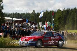 5-8.8.2005 Finland, 01, CITROEN - TOTAL, LOEB Sébastien (FRA), ELENA Daniel (MCO), Citroen Xsara WRC - World Rally Championship, August, Rd.10