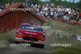 5-8.8.2005 Finland, 08, MARLBORO PEUGEOT TOTAL, MARTIN Markko (EE), PARK Michael (GBR), Peugeot 307 WRC - World Rally Championship, August, Rd.10