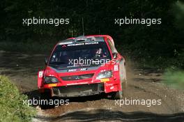 5-8.8.2005 Finland, 09, MITSUBISHI MOTORS MOTOR SPORTS, ROVANPERA Harri (FIN), PIETILAINEN Risto (FIN), Mitsubishi Lancer WR05 - World Rally Championship, August, Rd.10